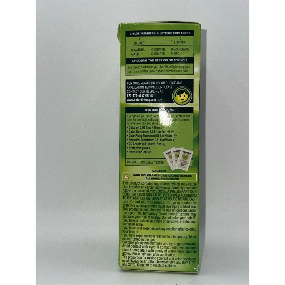 Naturtint 6N Dark Blonde Permanent and Long‎ Lasting Hair Color Gel 5.75 fl oz